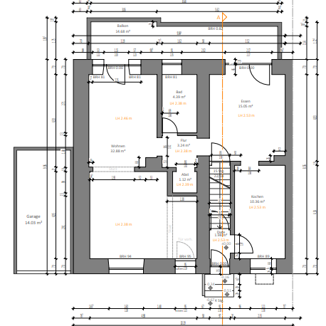 Planzeichnung Immobilie verkaufen vermieten