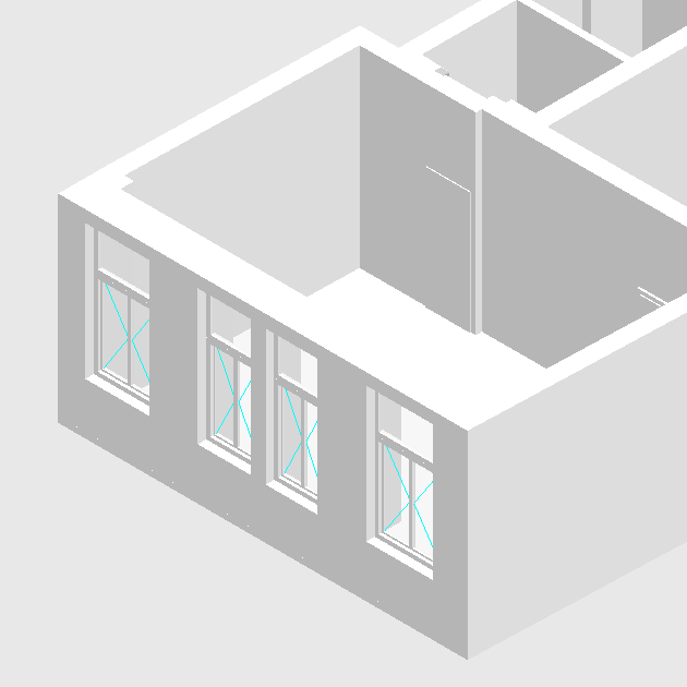 Perspektiven 3D-Zeichnung Gebäude